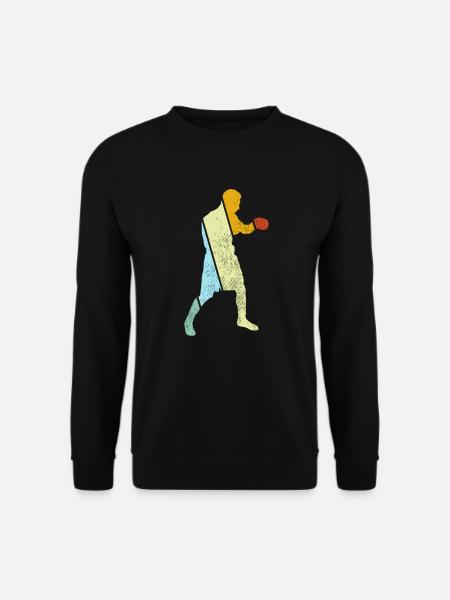 Boxe Rétro - Sweat-shirt Unisexe - noir