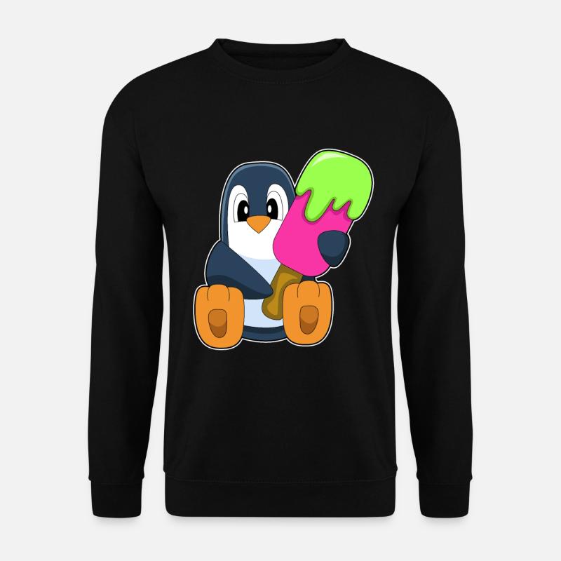 Penguin Popsicle - Unisex Sweatshirt - black