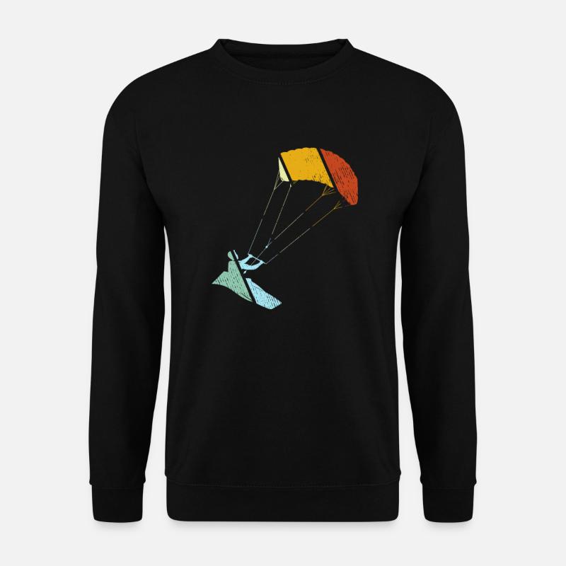 Kite surfing Retro - Unisex Sweatshirt - black