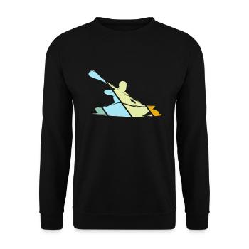 Canoe Retro - Unisex Sweatshirt - black - Front - Alina (178cm) & Michal (187cm)