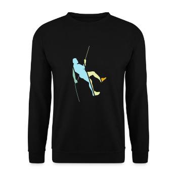 Escalade Rétro - Sweat-shirt Unisexe - noir - Devant - Alina (178cm) & Michal (187cm)