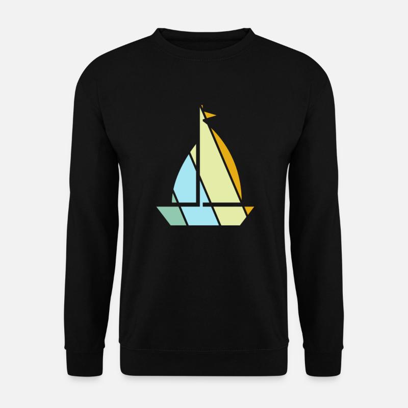 Sailing Retro - Unisex Sweatshirt - black