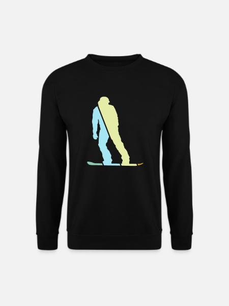 Snowboard Rétro - Sweat-shirt Unisexe - noir