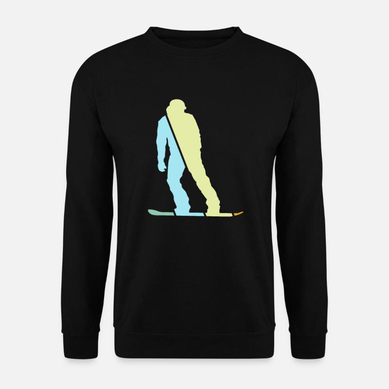 Snowboarding Retro - Unisex Sweatshirt - black