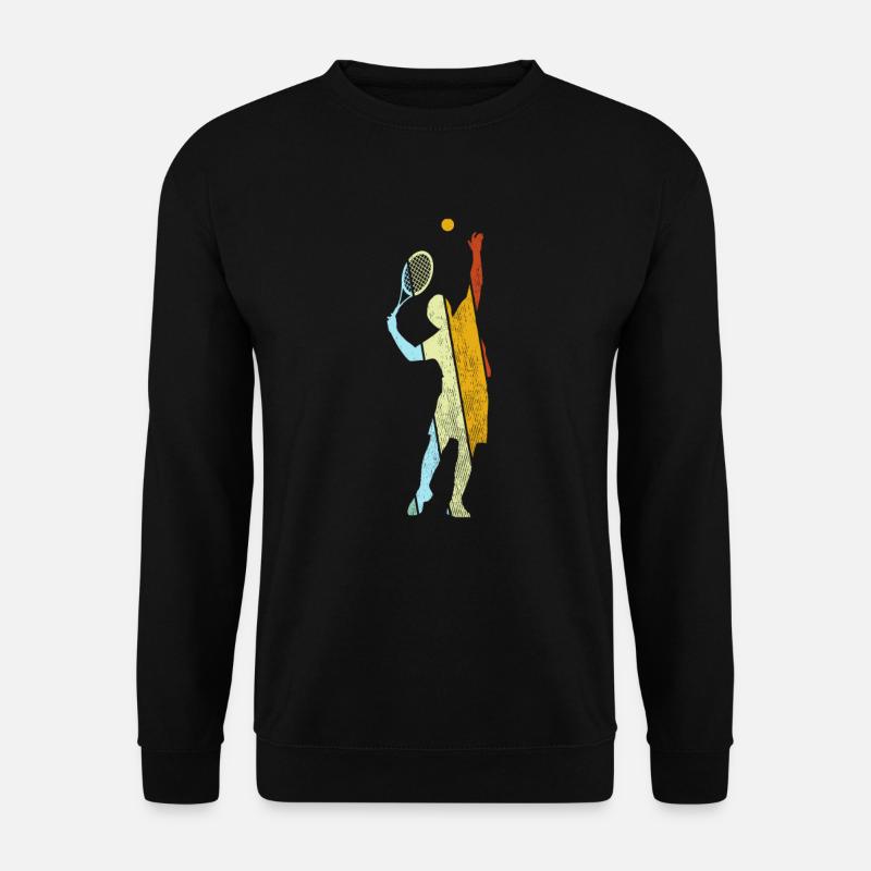 Tennis Retro - Unisex Sweatshirt - black