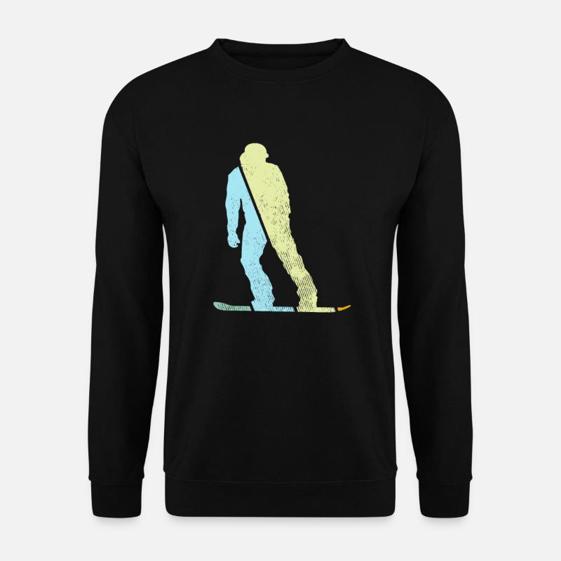 Snowboarding Retro - Unisex Sweatshirt - black