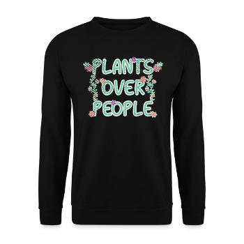 Plantes, Botanique, Jardinier, Jardinage, Jardinage - Sweat-shirt Unisexe - noir - Devant - Alina (178cm) & Michal (187cm)