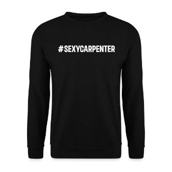 #SexyCarpenter - Outils de menuiserie Bricoleur Carpentier - Sweat-shirt Unisexe - noir - Devant - Alina (178cm) & Michal (187cm)