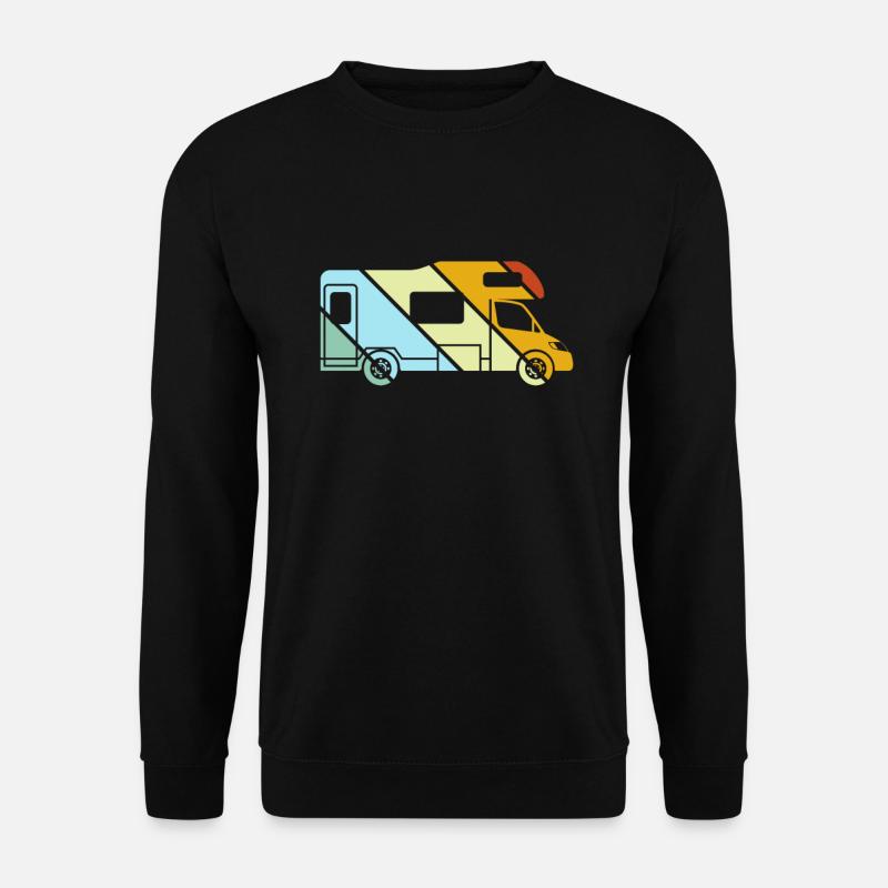 Wohnmobil Retro - Unisex Pullover - Schwarz