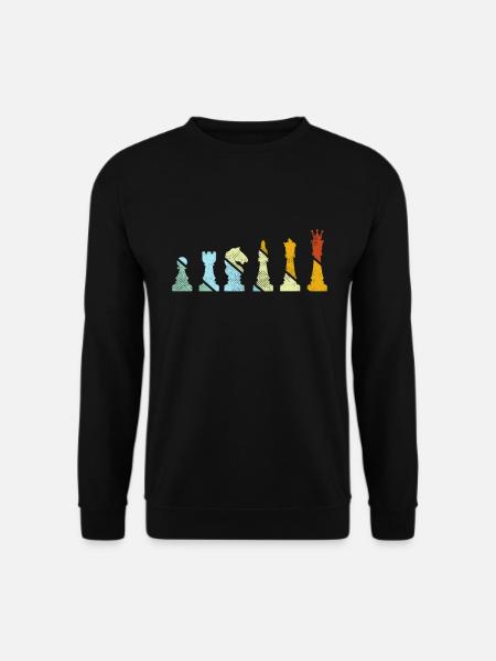 Chess Retro - Unisex Sweatshirt - black
