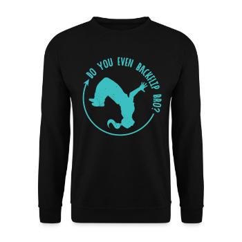 Acrobaties Sports Extrêmes Parkour Course Libre - Sweat-shirt Unisexe - noir - Devant - Alina (178cm) & Michal (187cm)