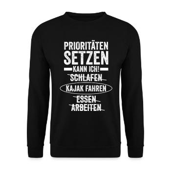 Schullehrerin Lehrerin - Unisex Pullover - Schwarz - Vorne - Alina (178cm) & Michal (187cm)