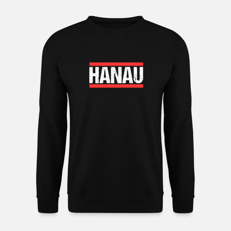 Hanauerin Hanauer Hanau - Unisex Pullover - Schwarz