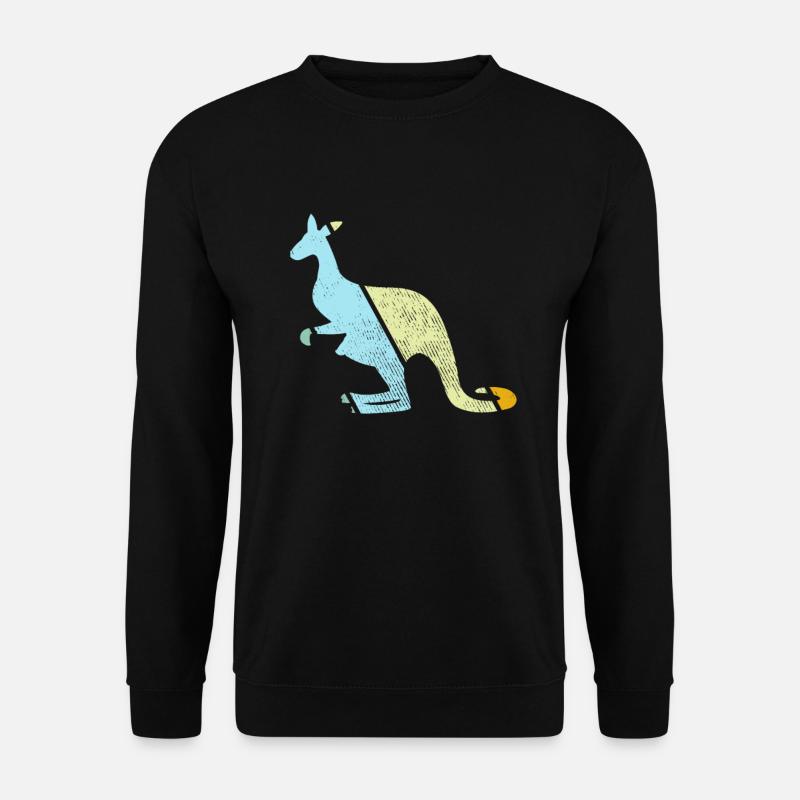 Kangaroo Retro - Unisex Sweatshirt - black