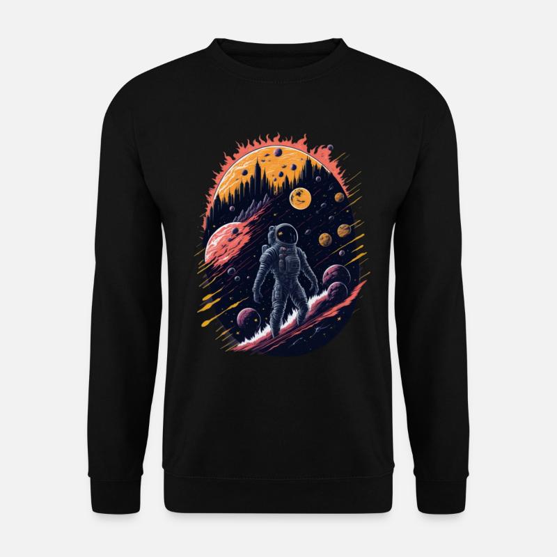 Fantaisie spatiale - Sweat-shirt Unisexe - noir