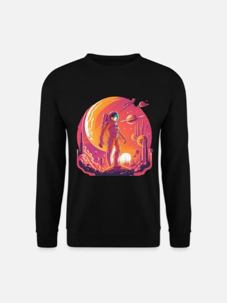 Weltraum-Fantasie - Unisex Pullover - Schwarz