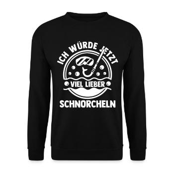 Schullehrer Lehrer - Unisex Pullover - Schwarz - Vorne - Alina (178cm) & Michal (187cm)