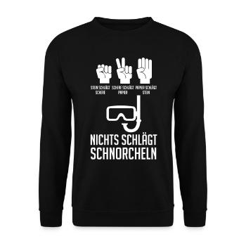 Schullehrer Lehrer - Unisex Pullover - Schwarz - Vorne - Alina (178cm) & Michal (187cm)