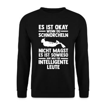 Schullehrerin Lehrerin - Unisex Pullover - Schwarz - Vorne - Alina (178cm) & Michal (187cm)