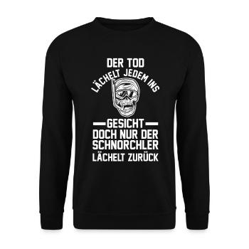 Schullehrerin Lehrerin - Unisex Pullover - Schwarz - Vorne - Alina (178cm) & Michal (187cm)