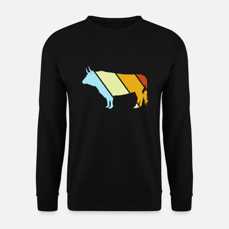 Taurus Retro - Unisex Sweatshirt - black