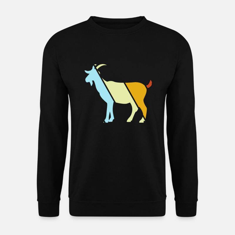 Goat Retro - Unisex Sweatshirt - black