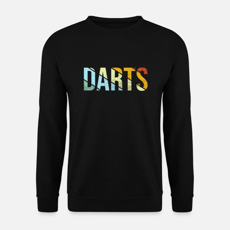 Darts Retro - Unisex Sweatshirt - black