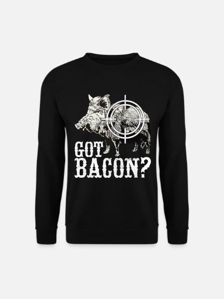 Jäger Wildschwein Jagen - Unisex Pullover - Schwarz