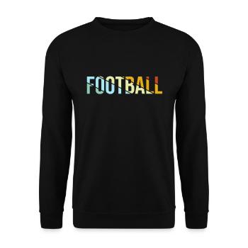 Football Rétro - Sweat-shirt Unisexe - noir - Devant - Alina (178cm) & Michal (187cm)