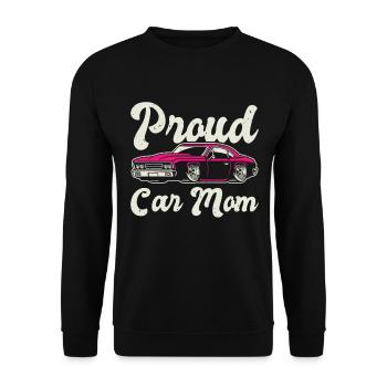 Muscle Car Enthusiast Car Enthusiast - Sweat-shirt Unisexe - noir - Devant - Alina (178cm) & Michal (187cm)
