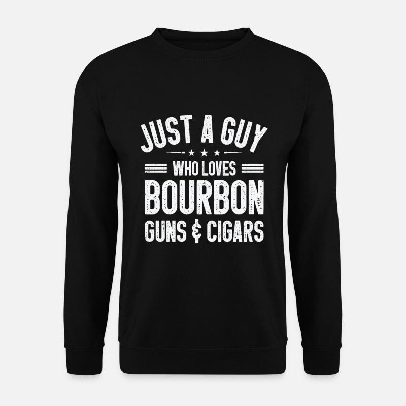 Cigar Smoking Cigars Smoker - Unisex Sweatshirt - black
