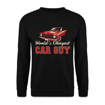 Muscle Car Enthusiast Car Enthusiast - Sweat-shirt Unisexe - noir - Devant - Alina (178cm) & Michal (187cm)