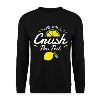 Test Day Teacher Testing Day School Staar Test - Unisex Sweatshirt - black - Front - Alina (178cm) & Michal (187cm)