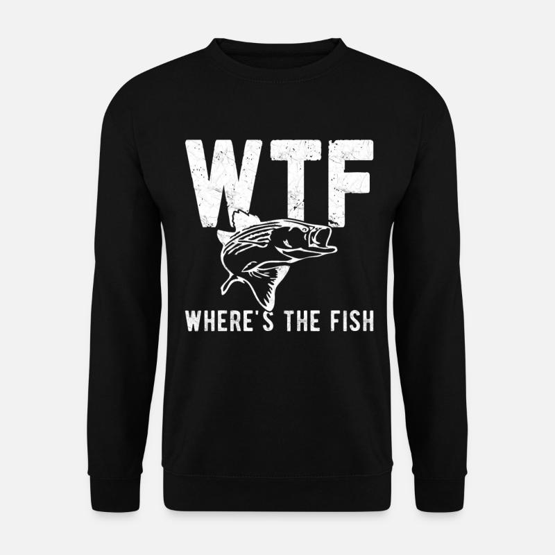 Où est le poisson - Sweat-shirt Unisexe - noir