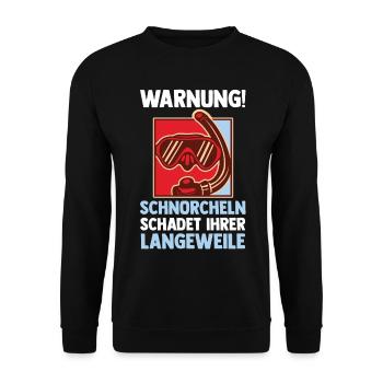 Schullehrer Lehrer - Unisex Pullover - Schwarz - Vorne - Alina (178cm) & Michal (187cm)