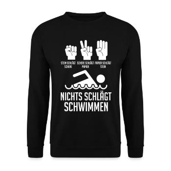 Schullehrer Lehrer - Unisex Pullover - Schwarz - Vorne - Alina (178cm) & Michal (187cm)