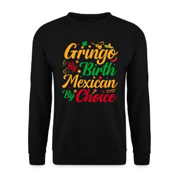 Mexicain de votre choix Gringo amoureux - Sweat-shirt Unisexe - noir - Devant - Alina (178cm) & Michal (187cm)