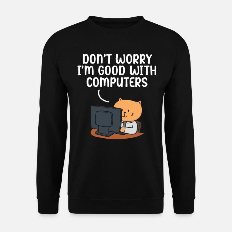 C’est toujours DNS - Sweat-shirt Unisexe - noir