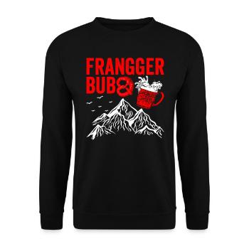 Dialecte francique, fier francique - Sweat-shirt Unisexe - noir - Devant - Alina (178cm) & Michal (187cm)