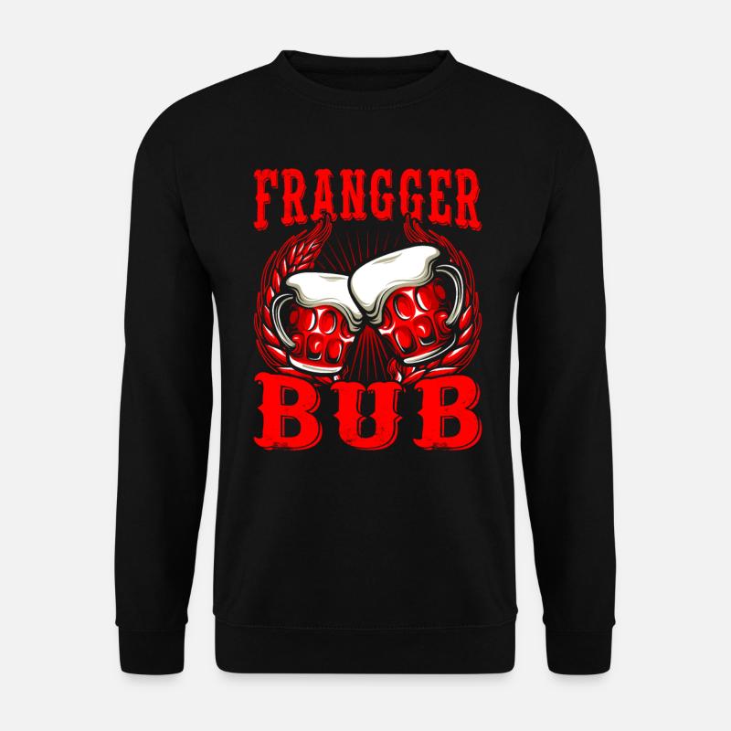 Franke fränkischer Dialekt - Unisex Pullover - Schwarz