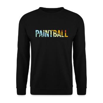 Paintball Rétro - Sweat-shirt Unisexe - noir - Devant - Alina (178cm) & Michal (187cm)