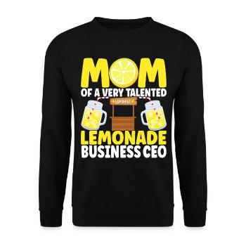 Lemonade Lemonade stand - Unisex Sweatshirt - black - Front - Alina (178cm) & Michal (187cm)