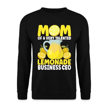 Lemonade Lemonade stand - Unisex Sweatshirt - black - Front - Alina (178cm) & Michal (187cm)