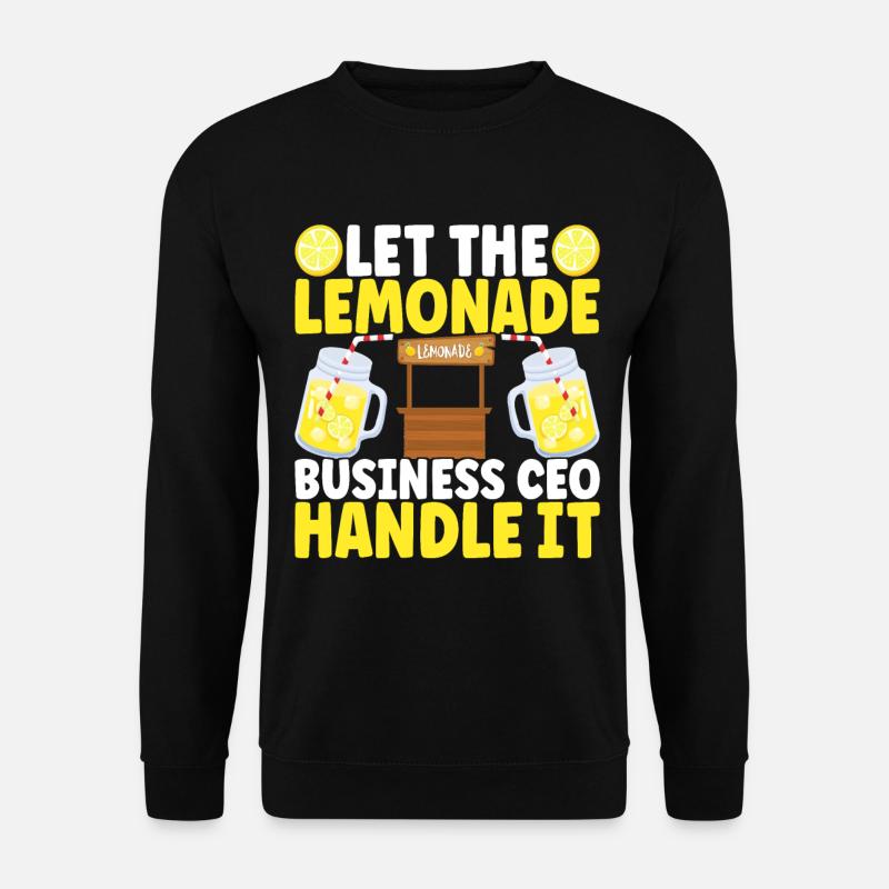 Limonade Limonadenstand - Unisex Pullover - Schwarz