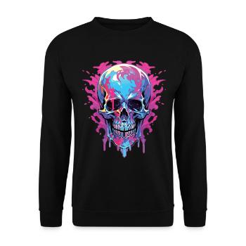 Skulls - Unisex Pullover - Schwarz - Vorne - Alina (178cm) & Michal (187cm)