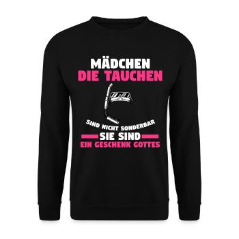 Schullehrerin Lehrerin - Unisex Pullover - Schwarz - Vorne - Alina (178cm) & Michal (187cm)