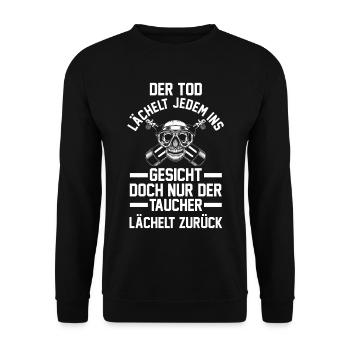 Schullehrerin Lehrerin - Unisex Pullover - Schwarz - Vorne - Alina (178cm) & Michal (187cm)