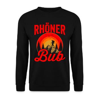 Rhöner Bub - Unisex Pullover - Schwarz - Vorne - Alina (178cm) & Michal (187cm)