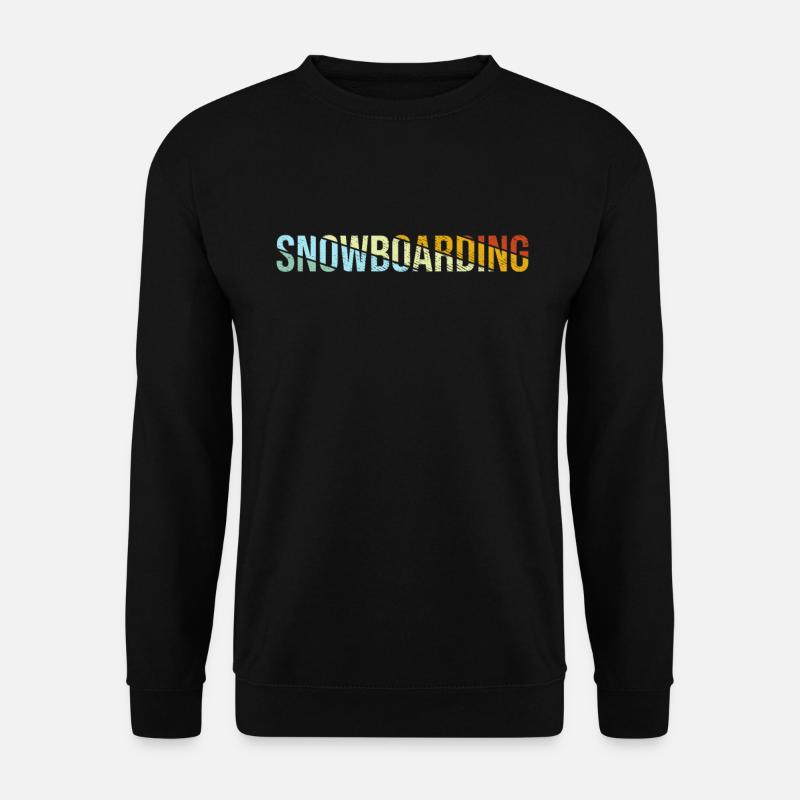 Snowboarding Retro - Unisex Sweatshirt - black