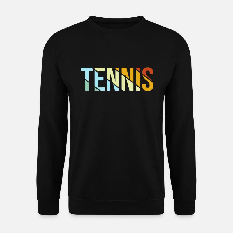 Tennis Retro - Unisex Sweatshirt - black